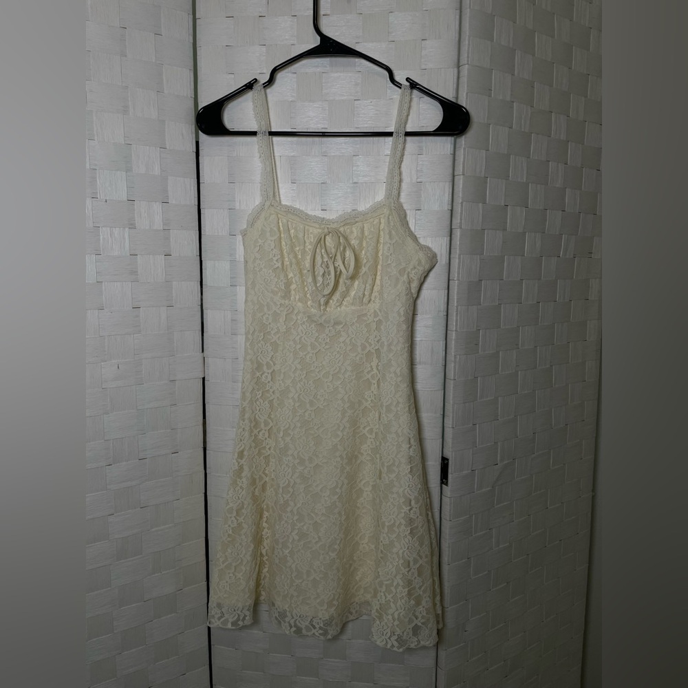Cream Lace Dress